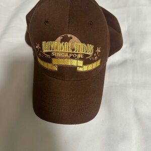 Universal Studios Singapore Brown Cap adjustable embroidery